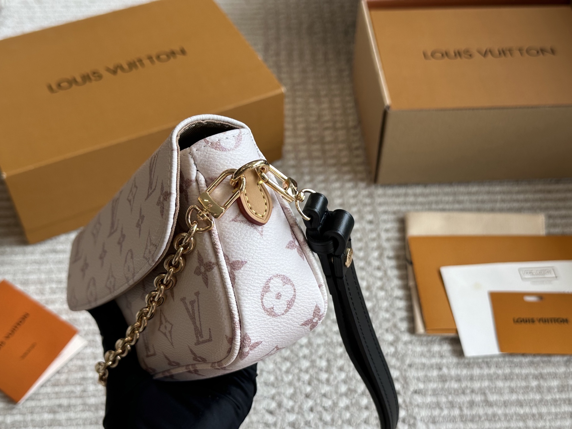 LV's popular Ivy Woc Mahjong bag