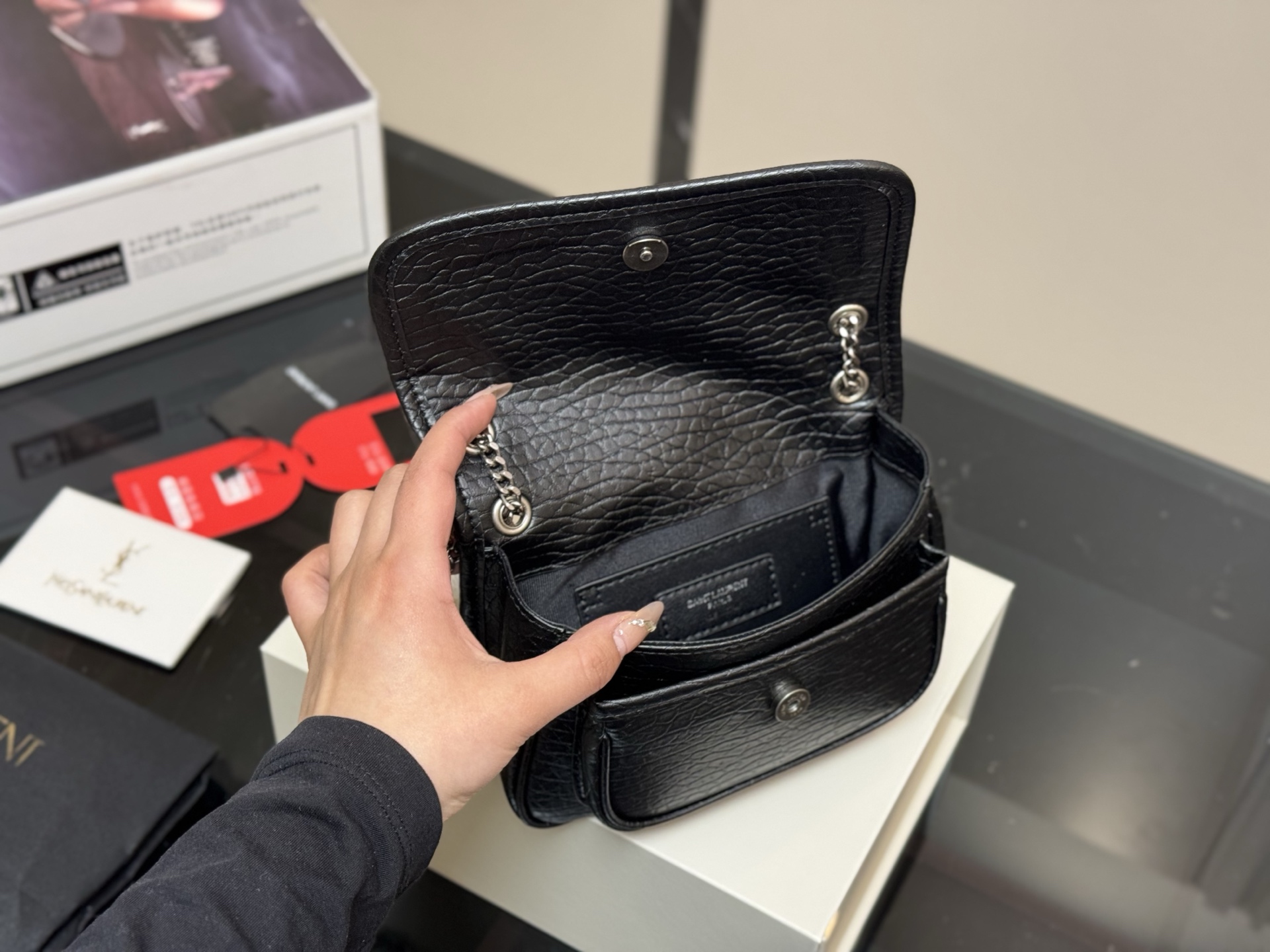 YSL mini baguette niki