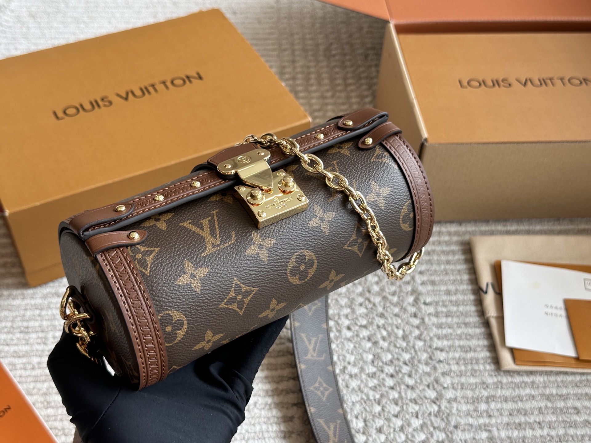 LV Papillon Baguette Bag