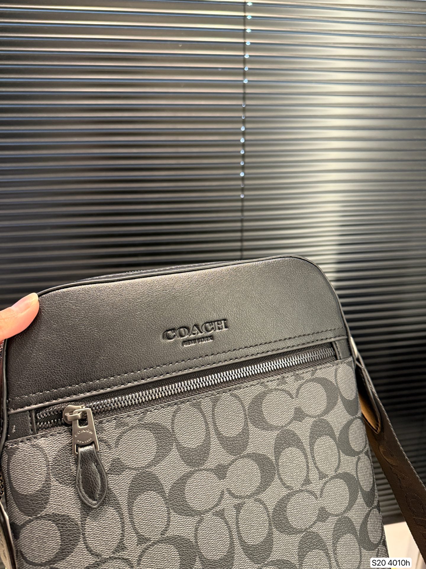 Coach men's shoulder crossbody bag