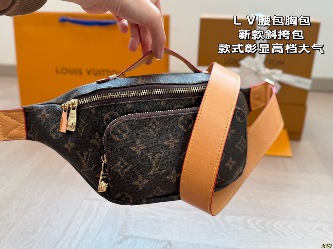 LV waist bag chest bag new crossbody bag