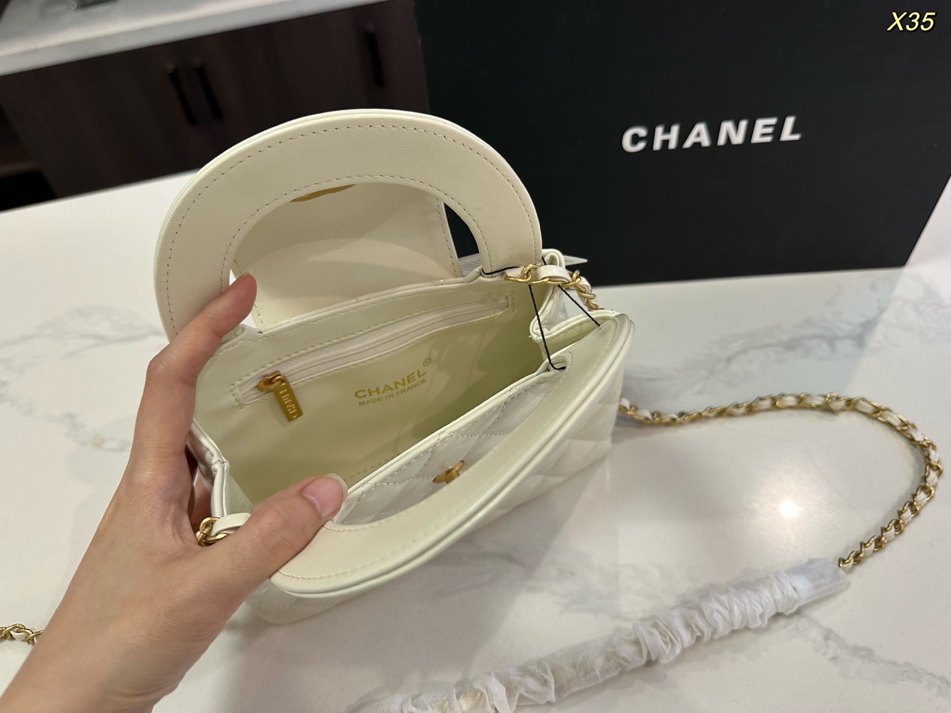 Chanel 23k new kelly bag