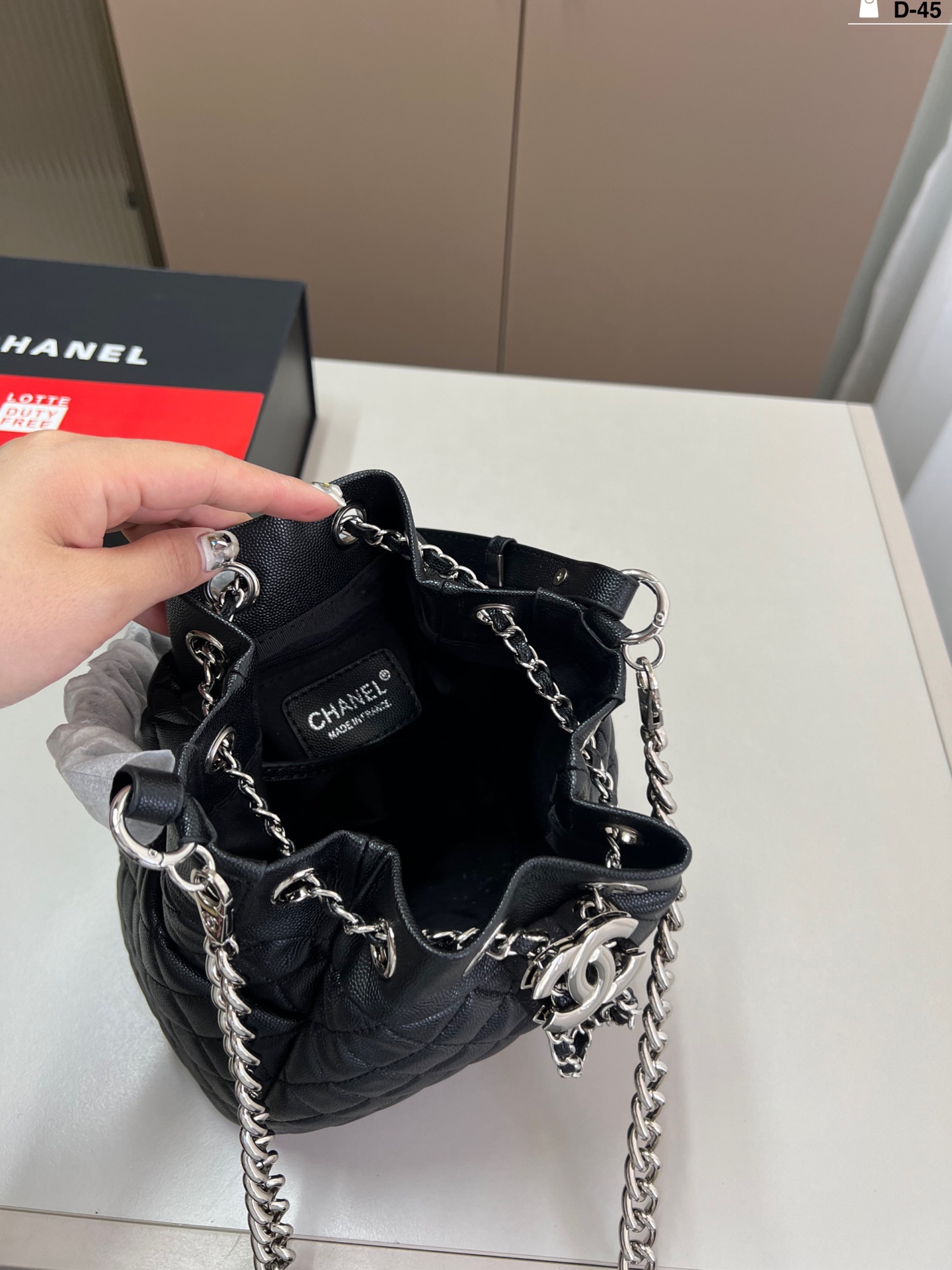 Chanel bucket bag