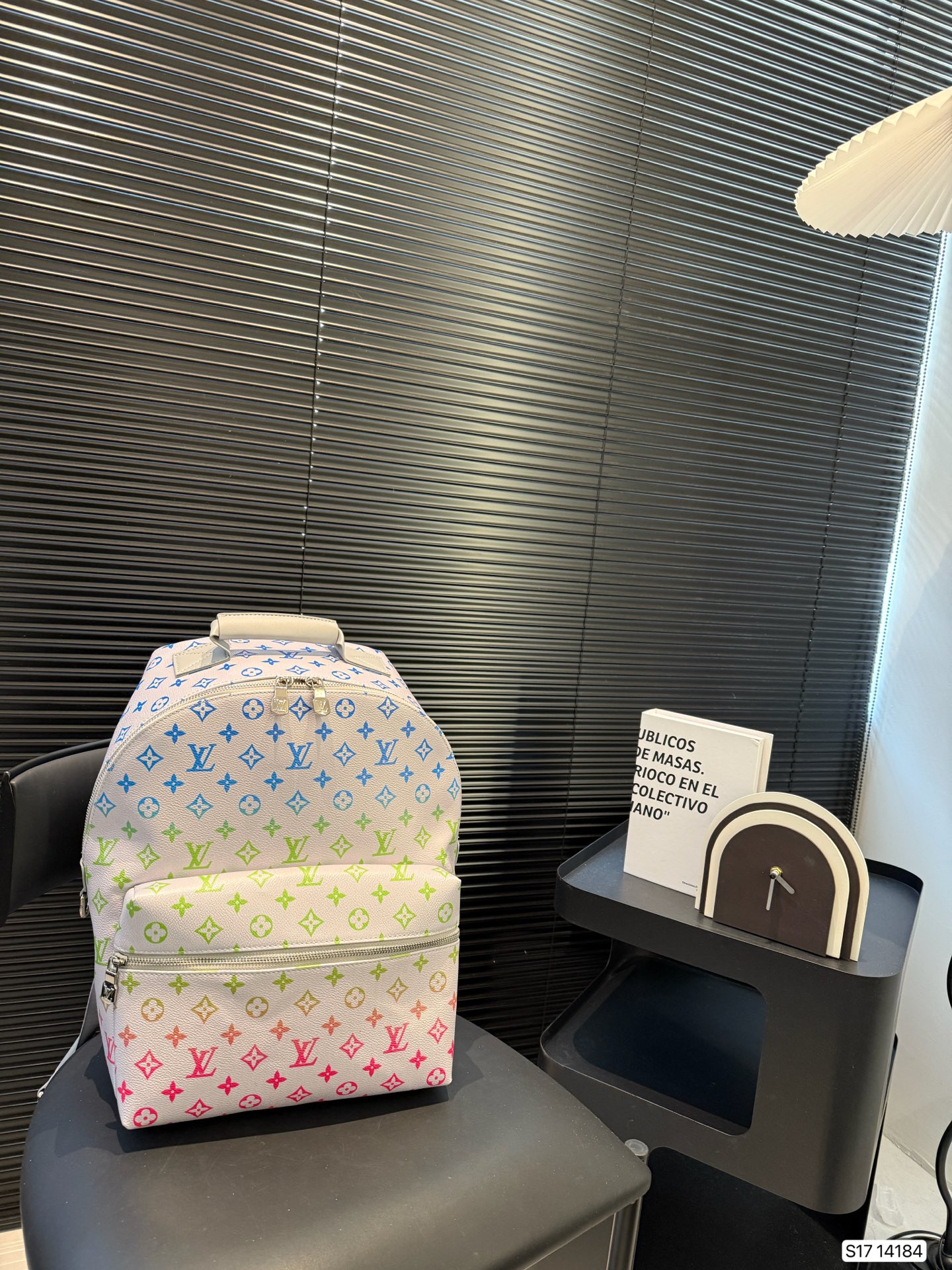 Lv backpack is wear-resistant practical and has large capacity