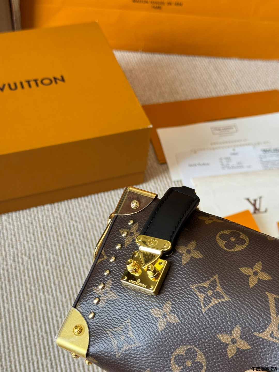 LV Slim Trunk handbag new soft box