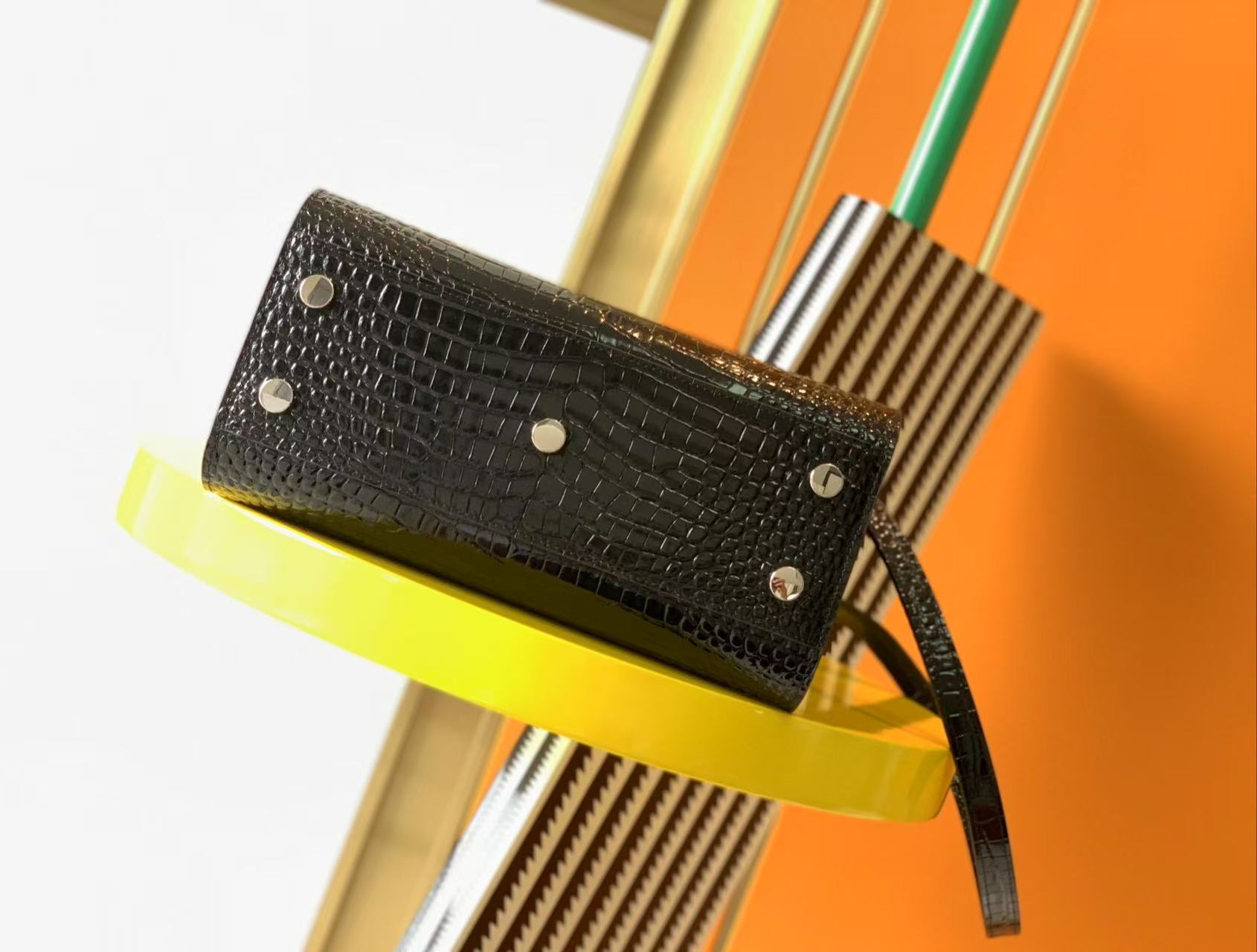 YSL crocodile pattern organ bag 12A quality