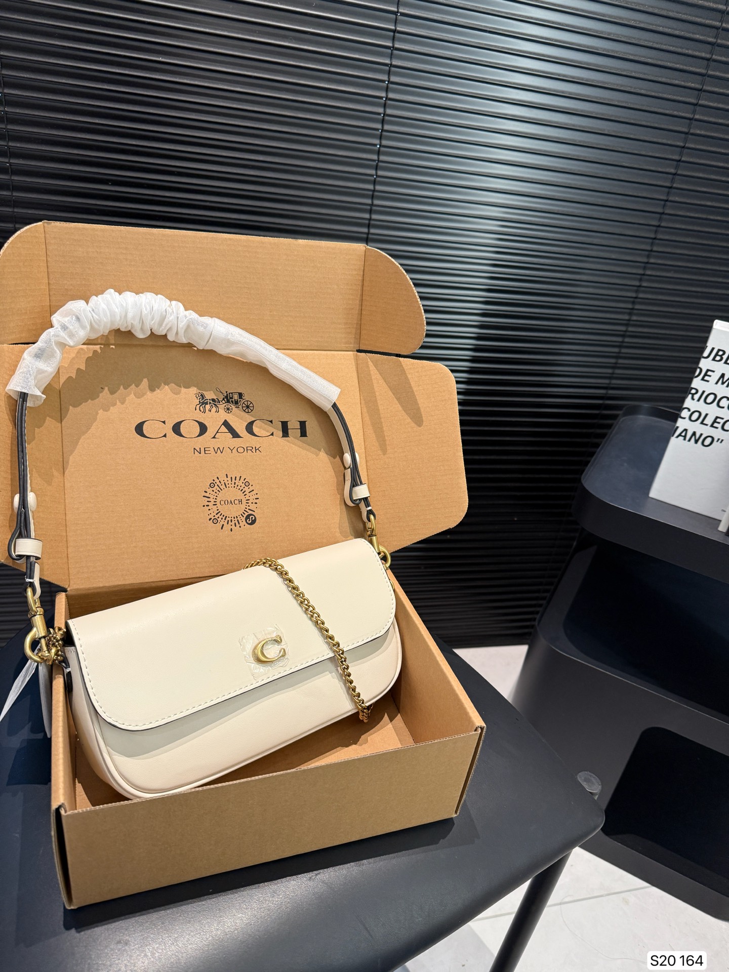 Coach Brook Baguette Bag