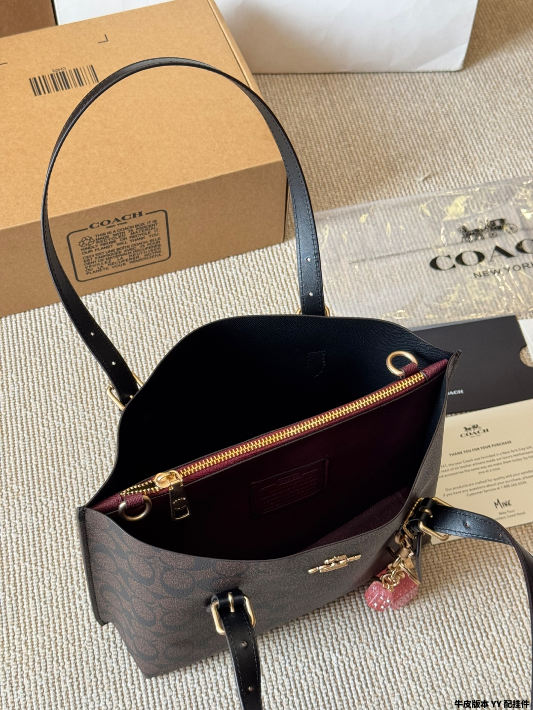 Coach mollie25 tote bag