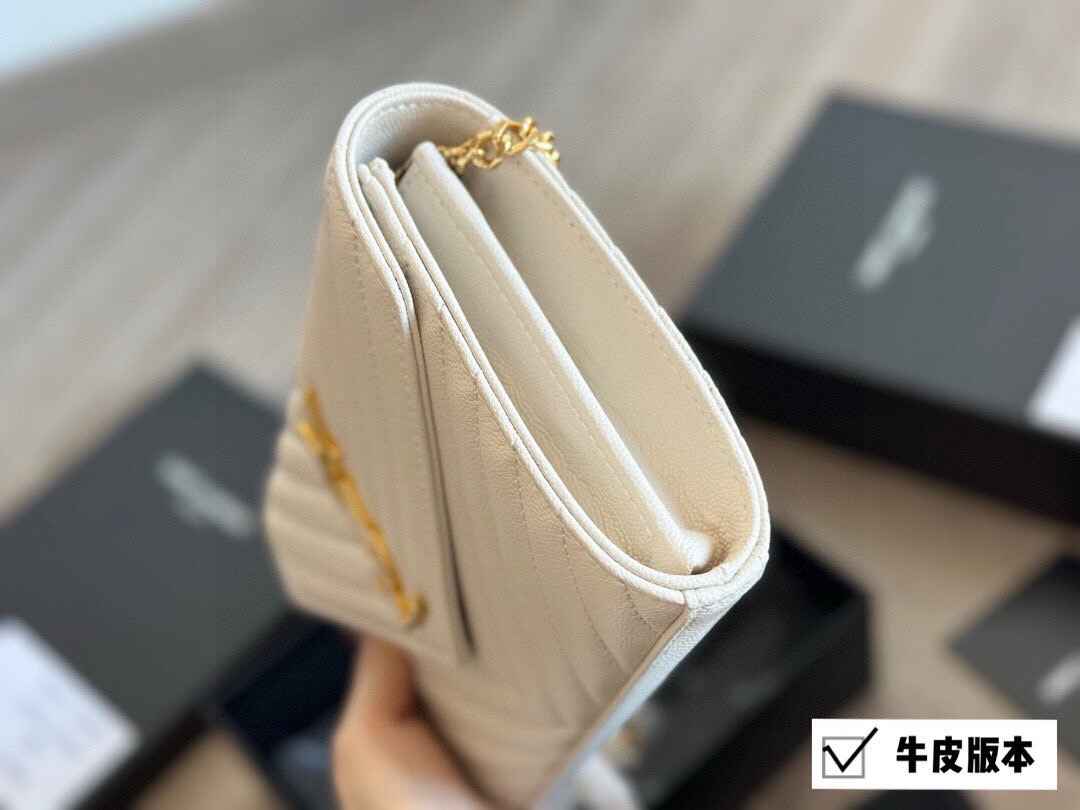 YSL WOC Caviar Cowhide Chain Bag