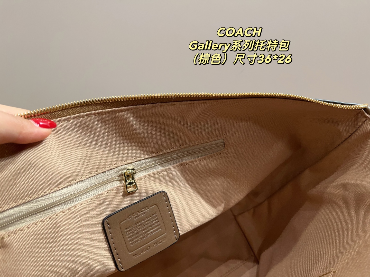 Coach Gallery Series Tote Bag