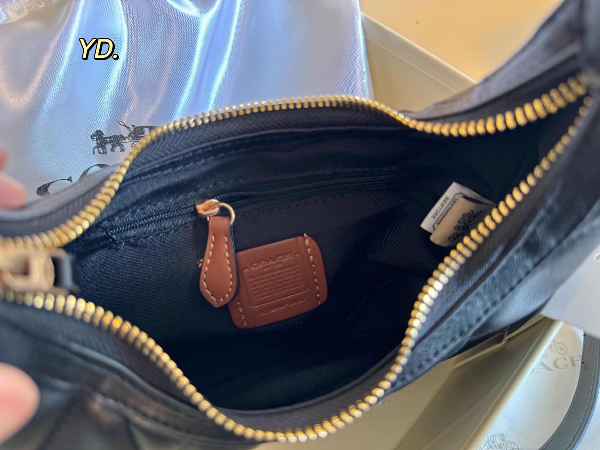 Coach's new Carmen mini crescent armpit bag