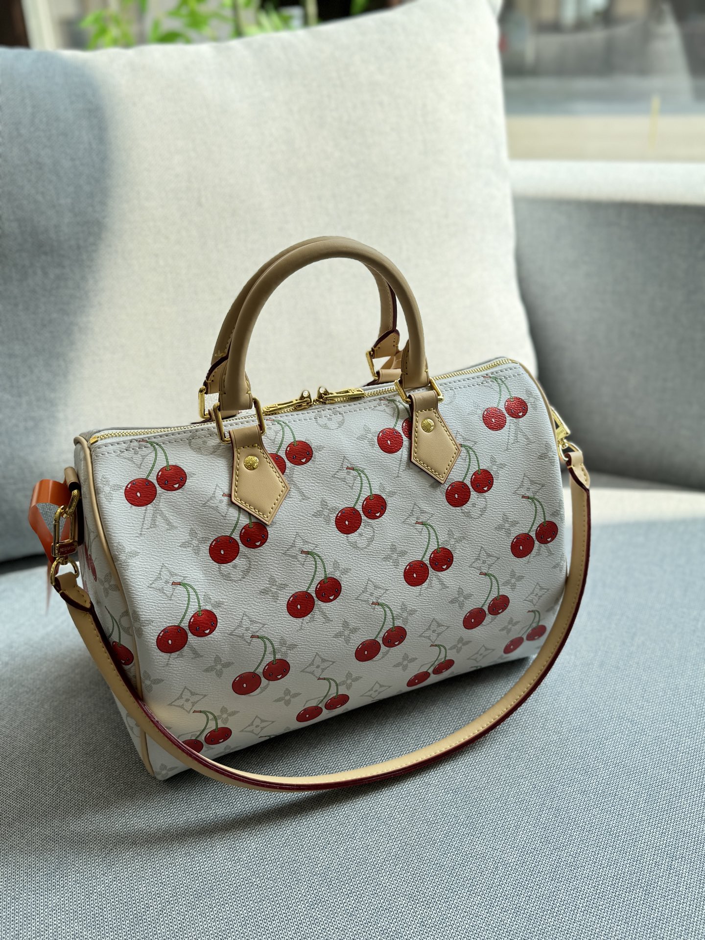 LV xTakashi Murakami cherry Pillowcase