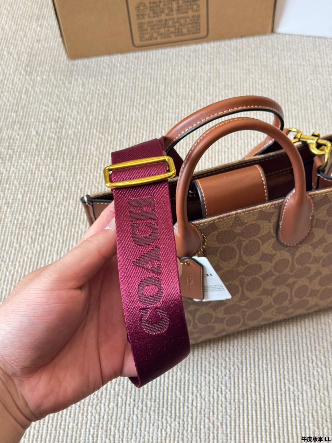 Coach Small Tote Bag is beautiful and practical