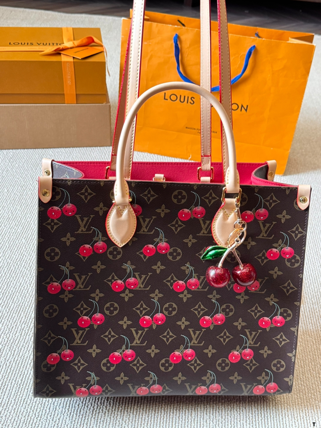 LV Cherry tote bag