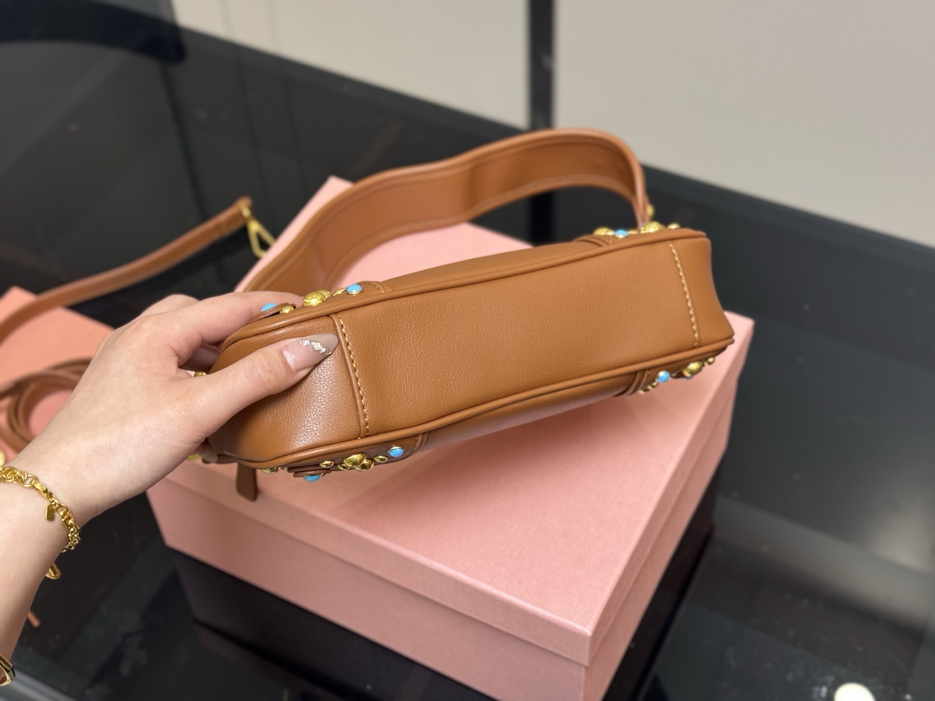 MIUMIU baguette shoulder bag