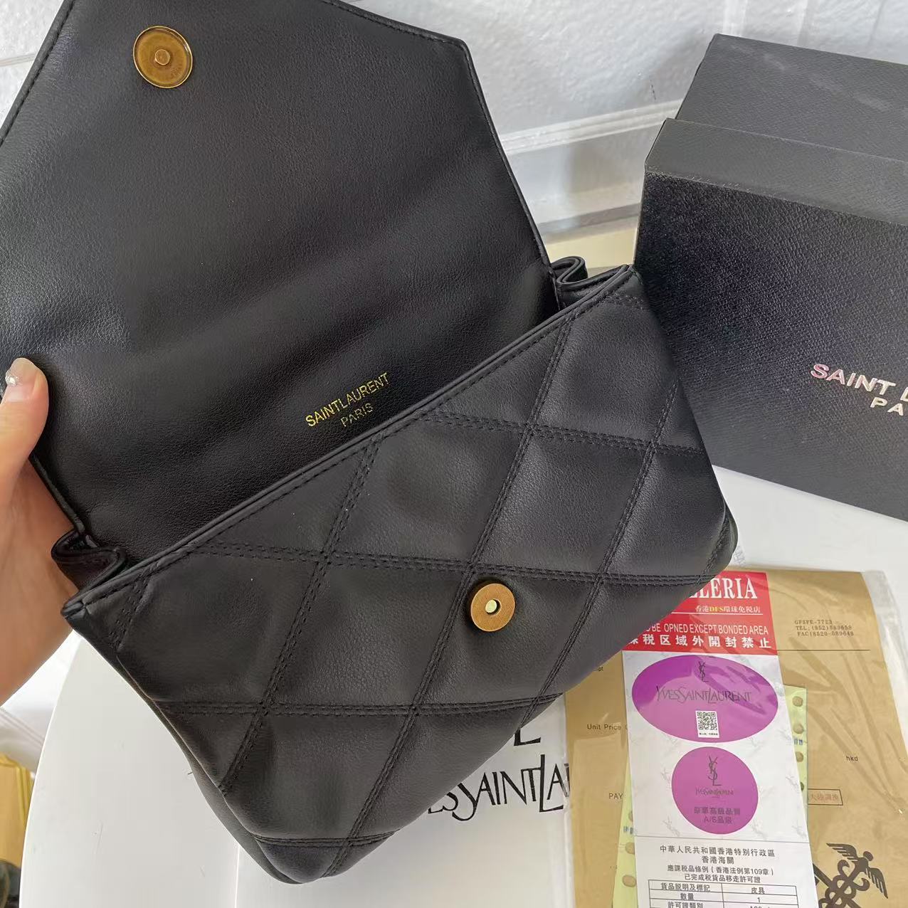 YSL women's bag cross-body classic fashion versatile shoulder bag small fragrant diamond chain bag