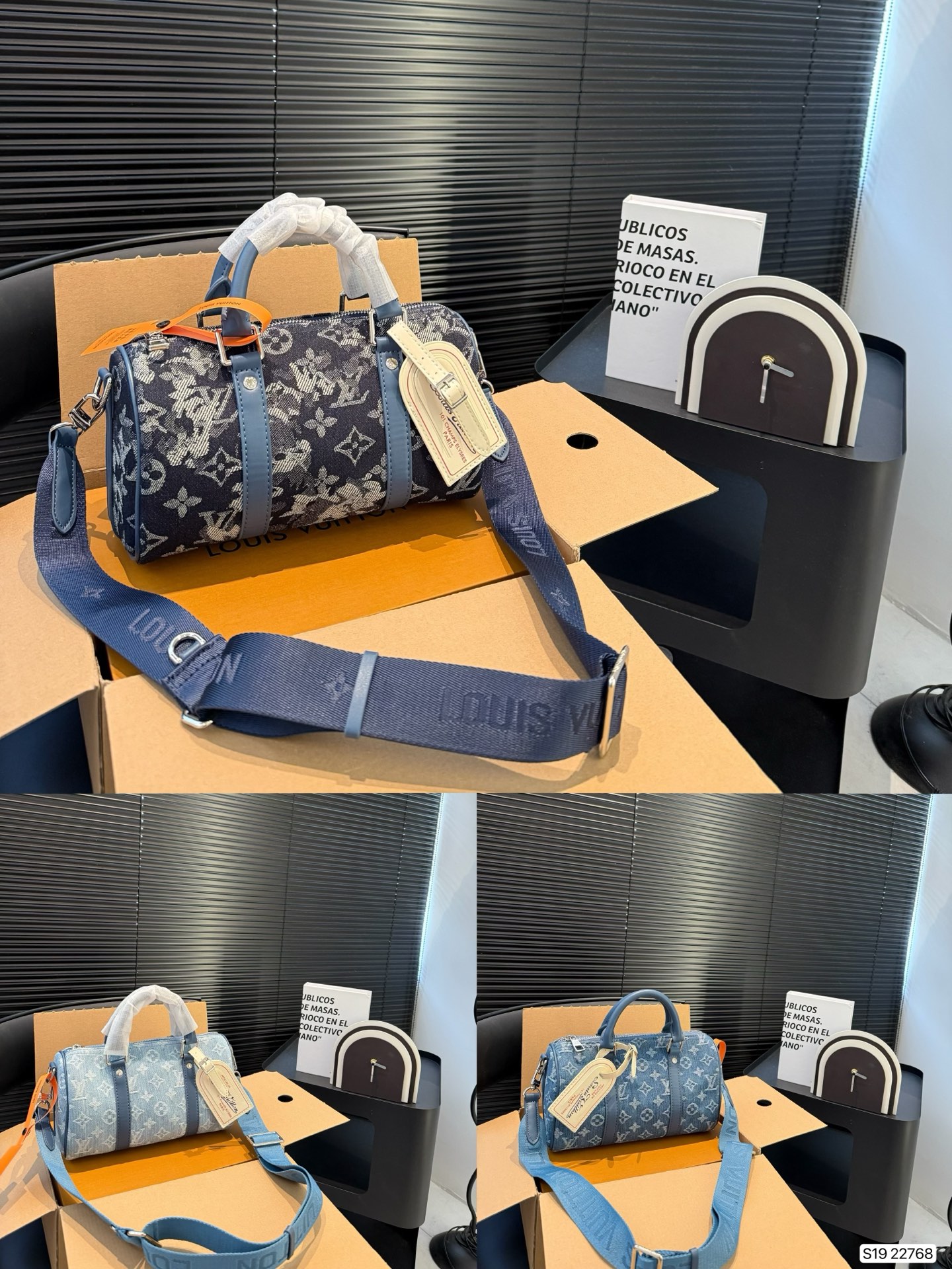 LV denim pillow bag spring and summer show series
