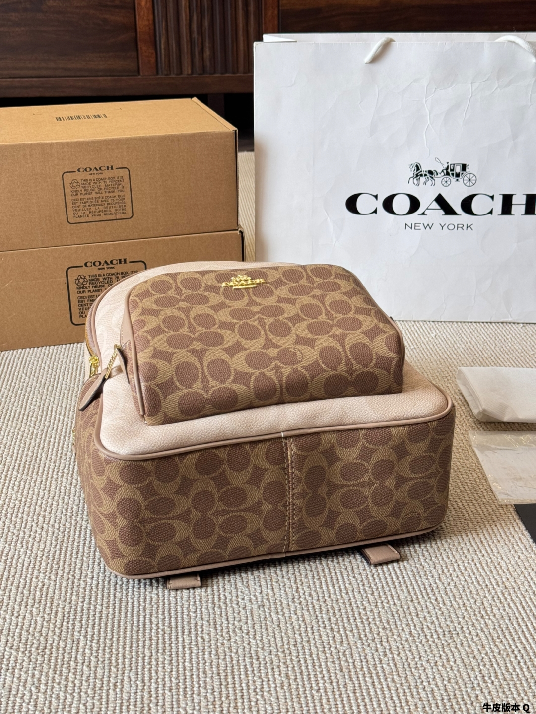 Coach classic medium Court backpack