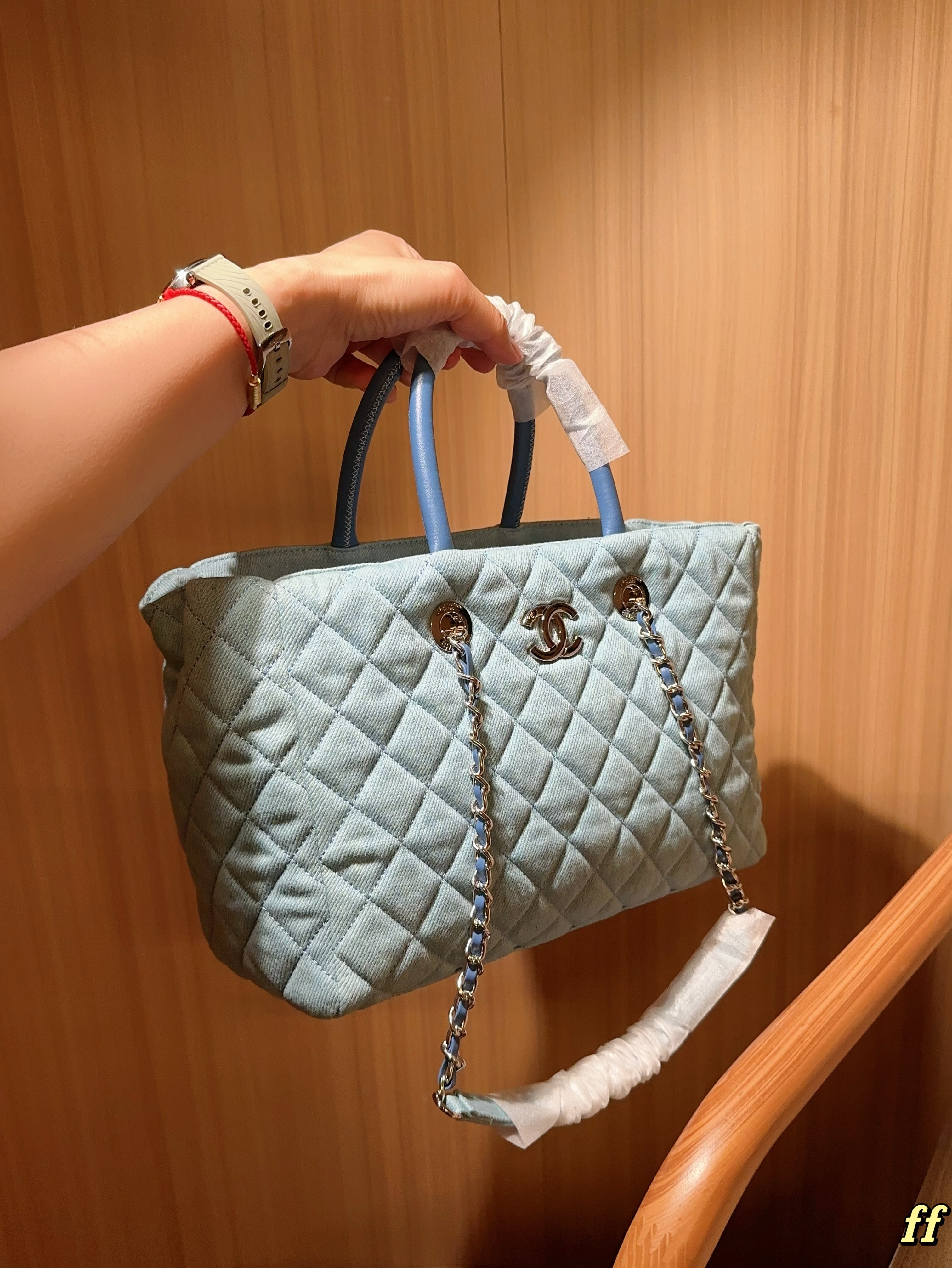 Chanel denim Tote bag