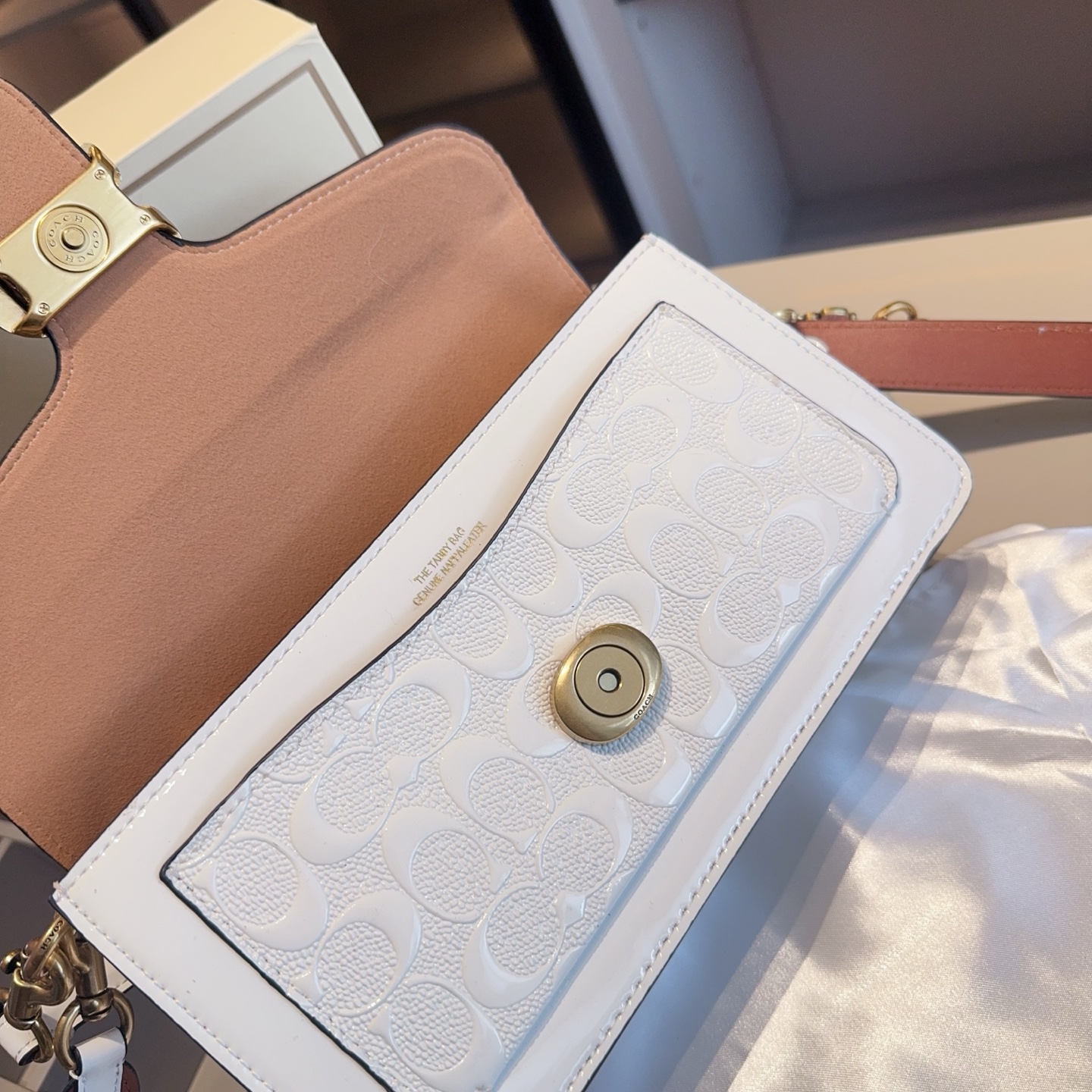 Coach's new patent leather embossed Dionysus bag tall version