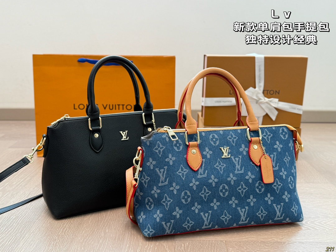 LV single-shoulder handbag