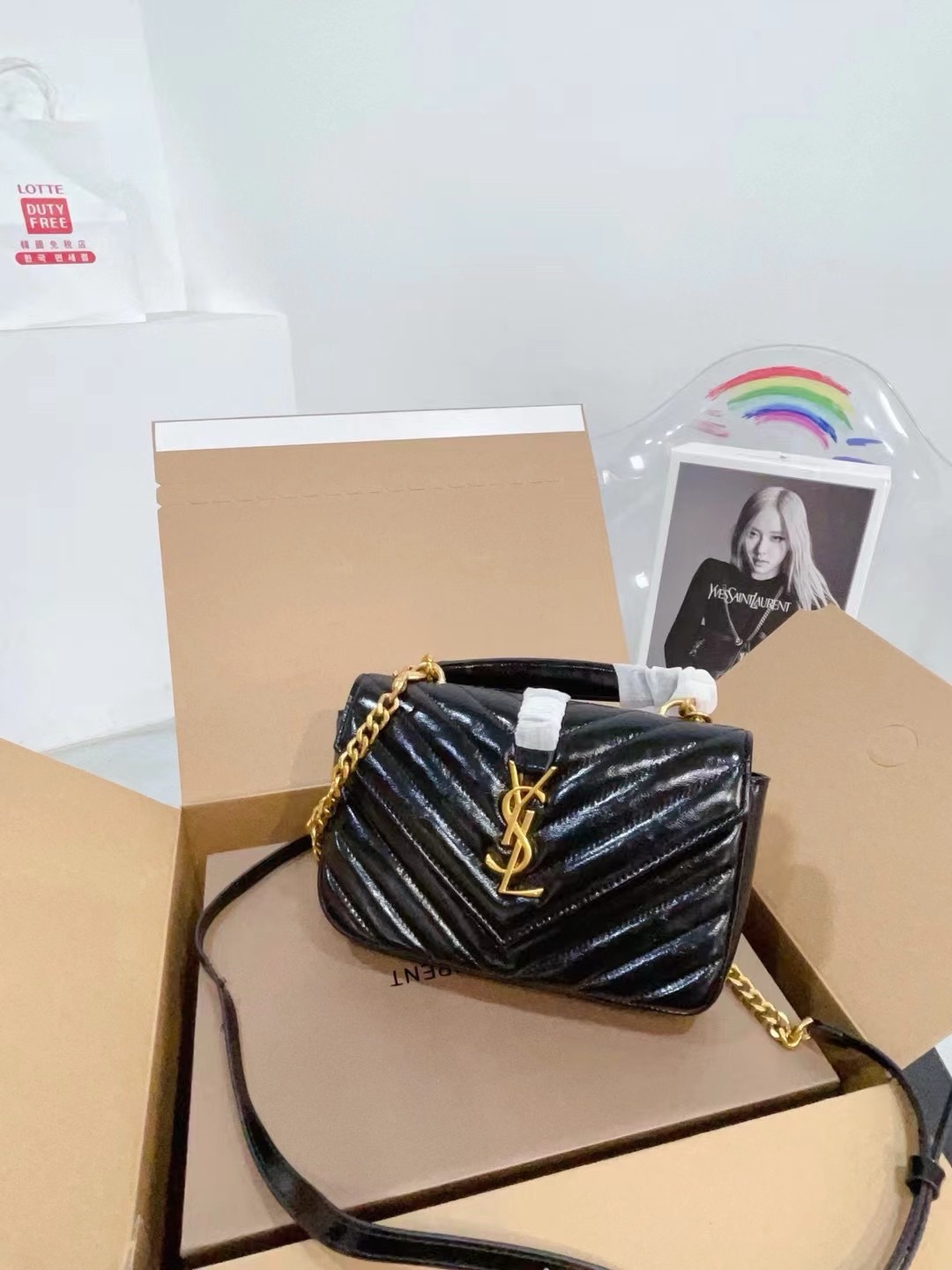 YSL COLLEGE messenger bag