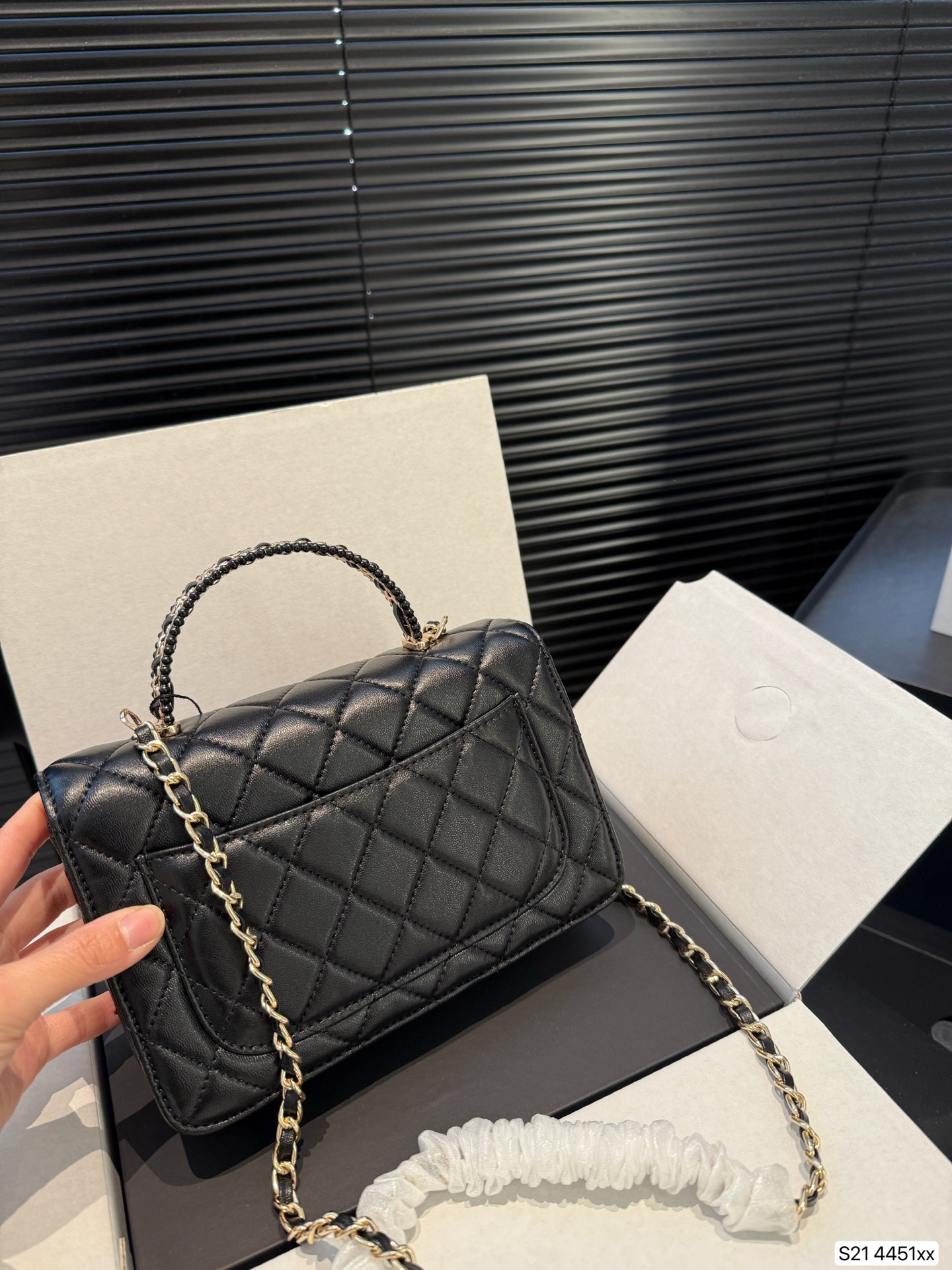 Chanel hand-held chain bag