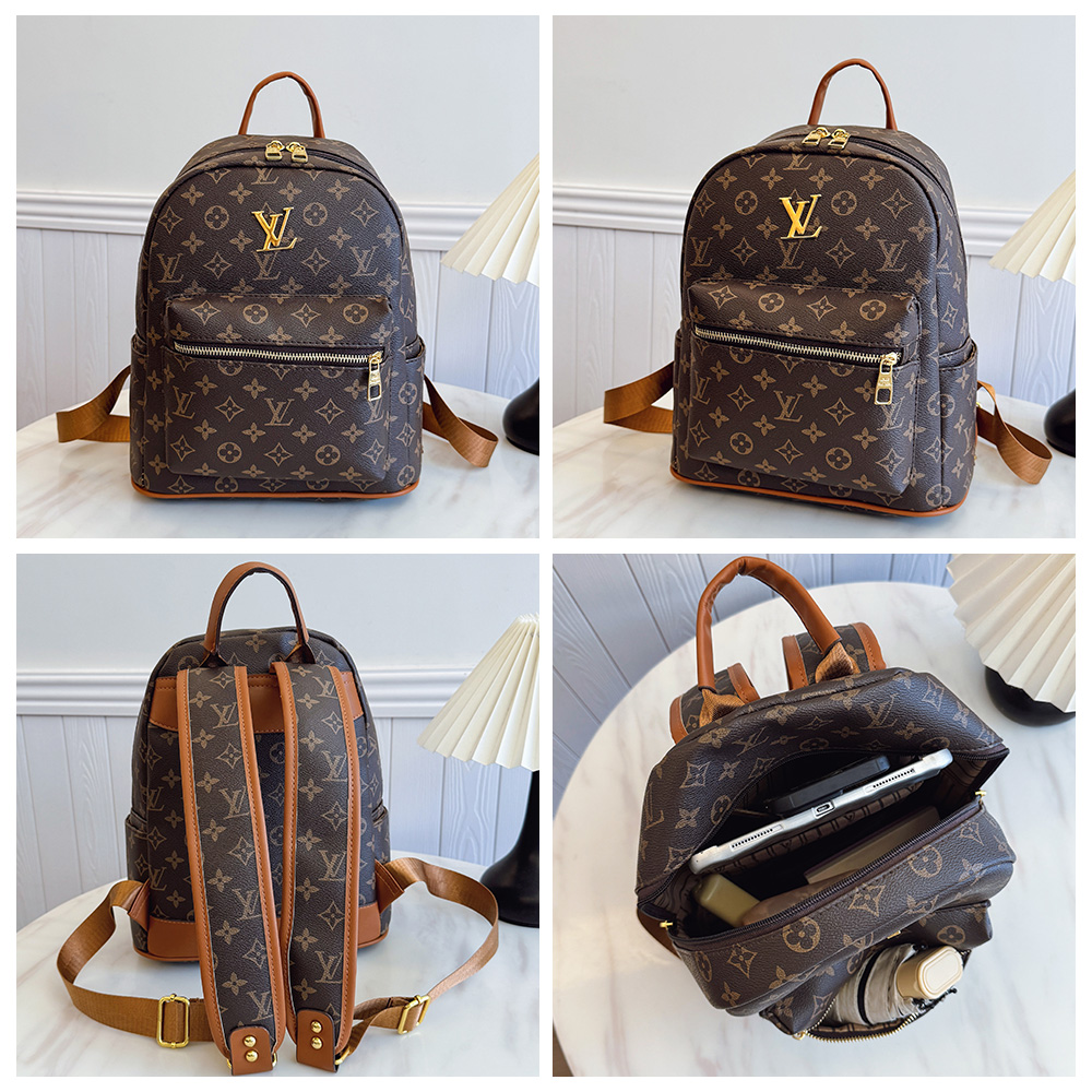 LV retro monogram backpack