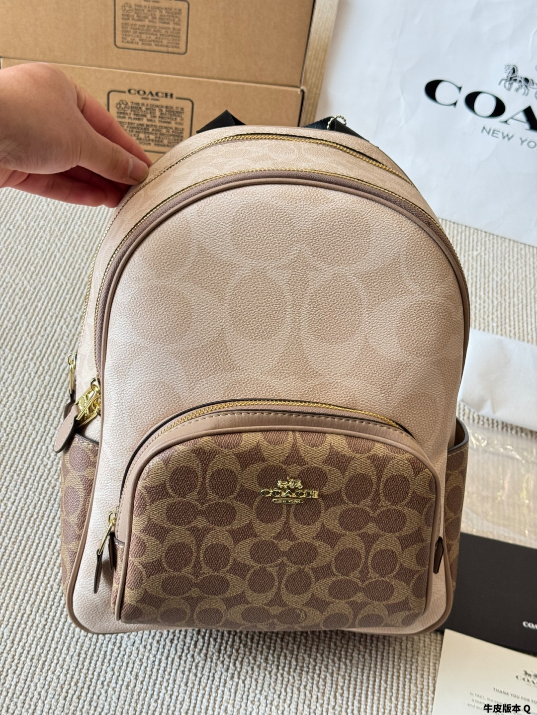 Coach classic medium Court backpack
