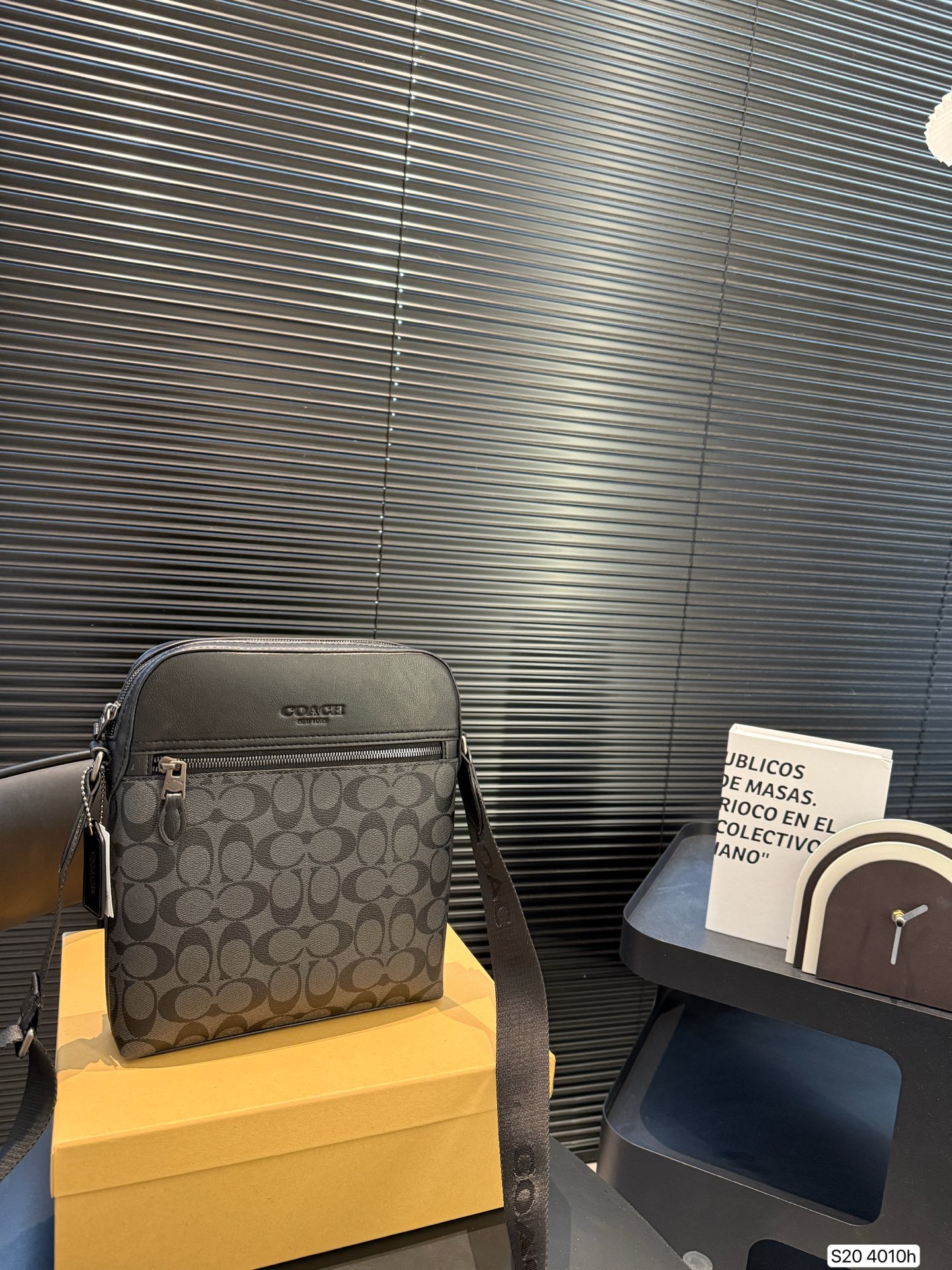 Coach men's shoulder crossbody bag