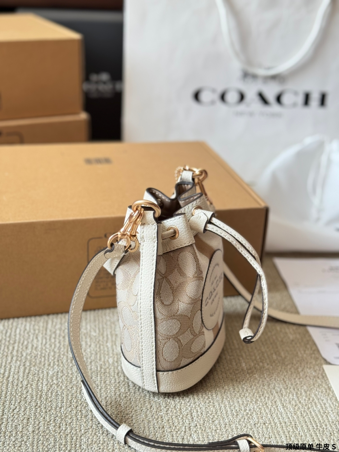 Coach Spring/Summer Mini Bucket Bag Hand Crossbody Bag