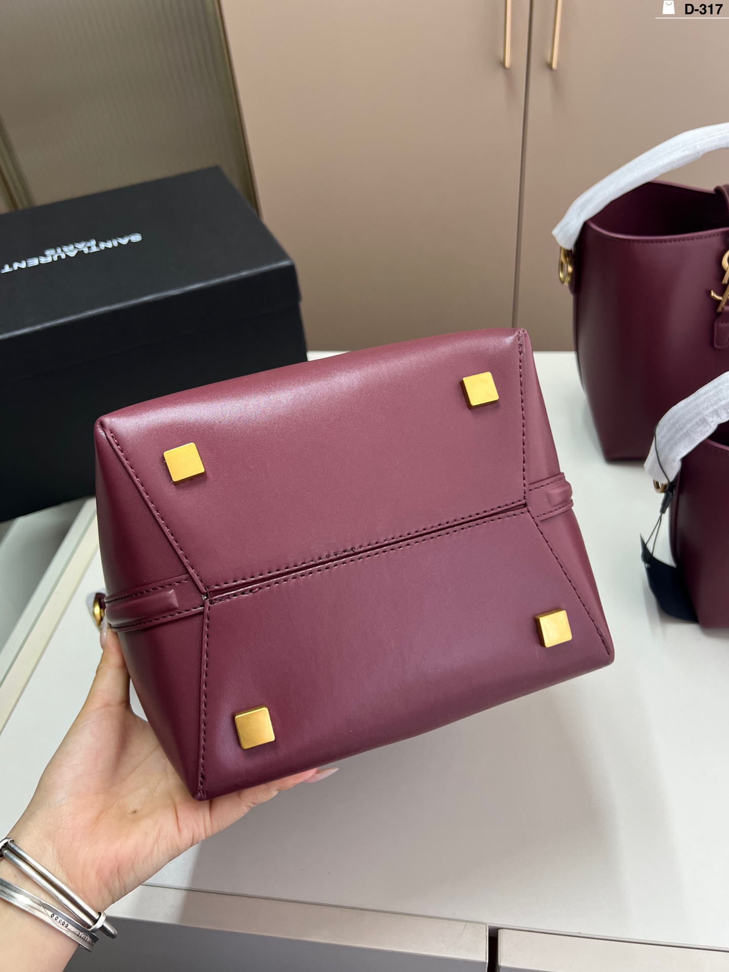 YSL bucket bag handbag