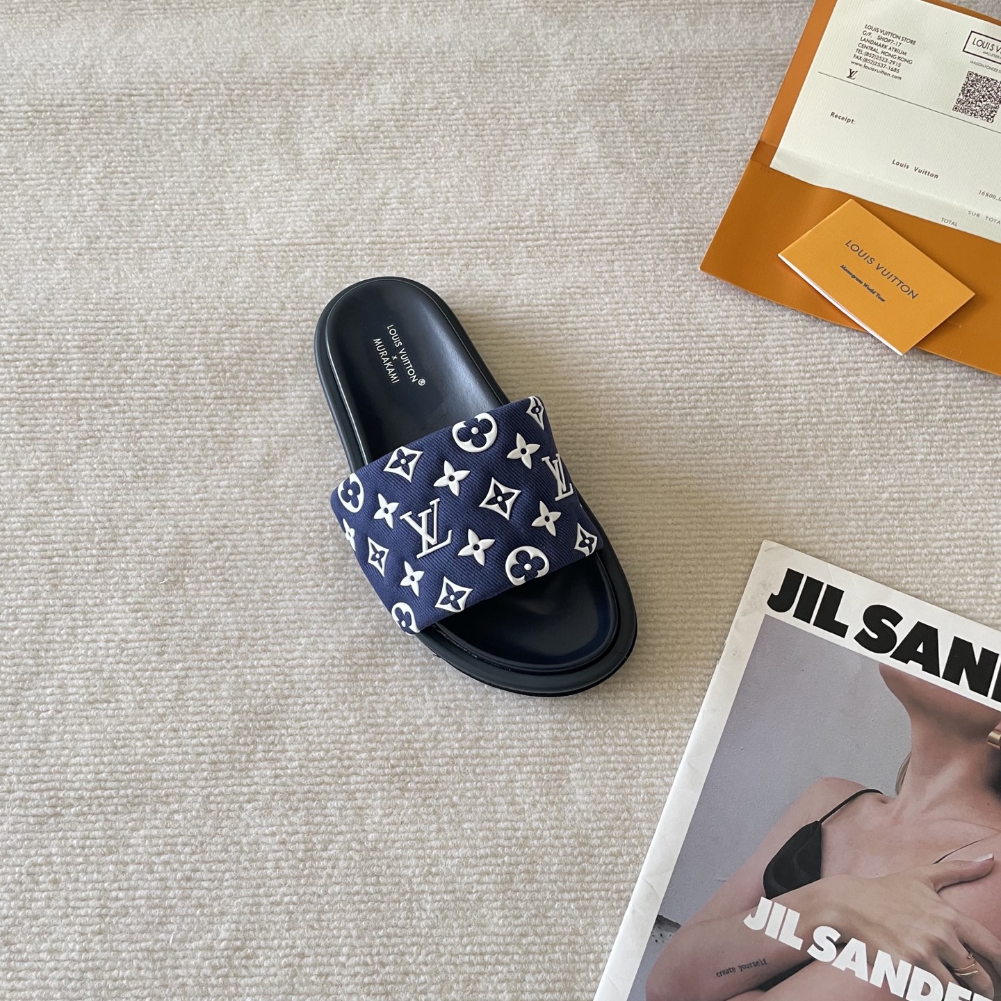 LV Early Spring Letter Buckle Sandals