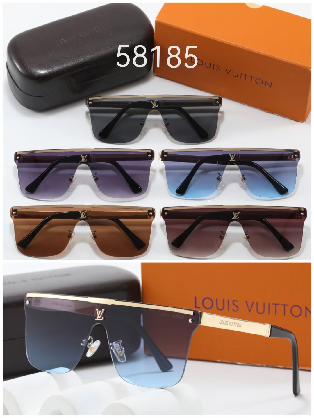 LV sunglasses fashionable UV protection