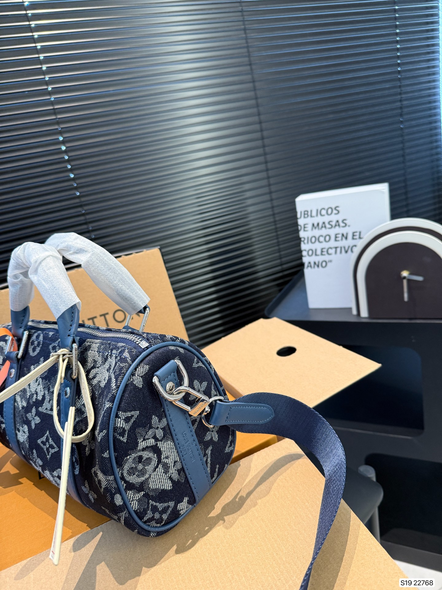 LV denim pillow bag spring and summer show series