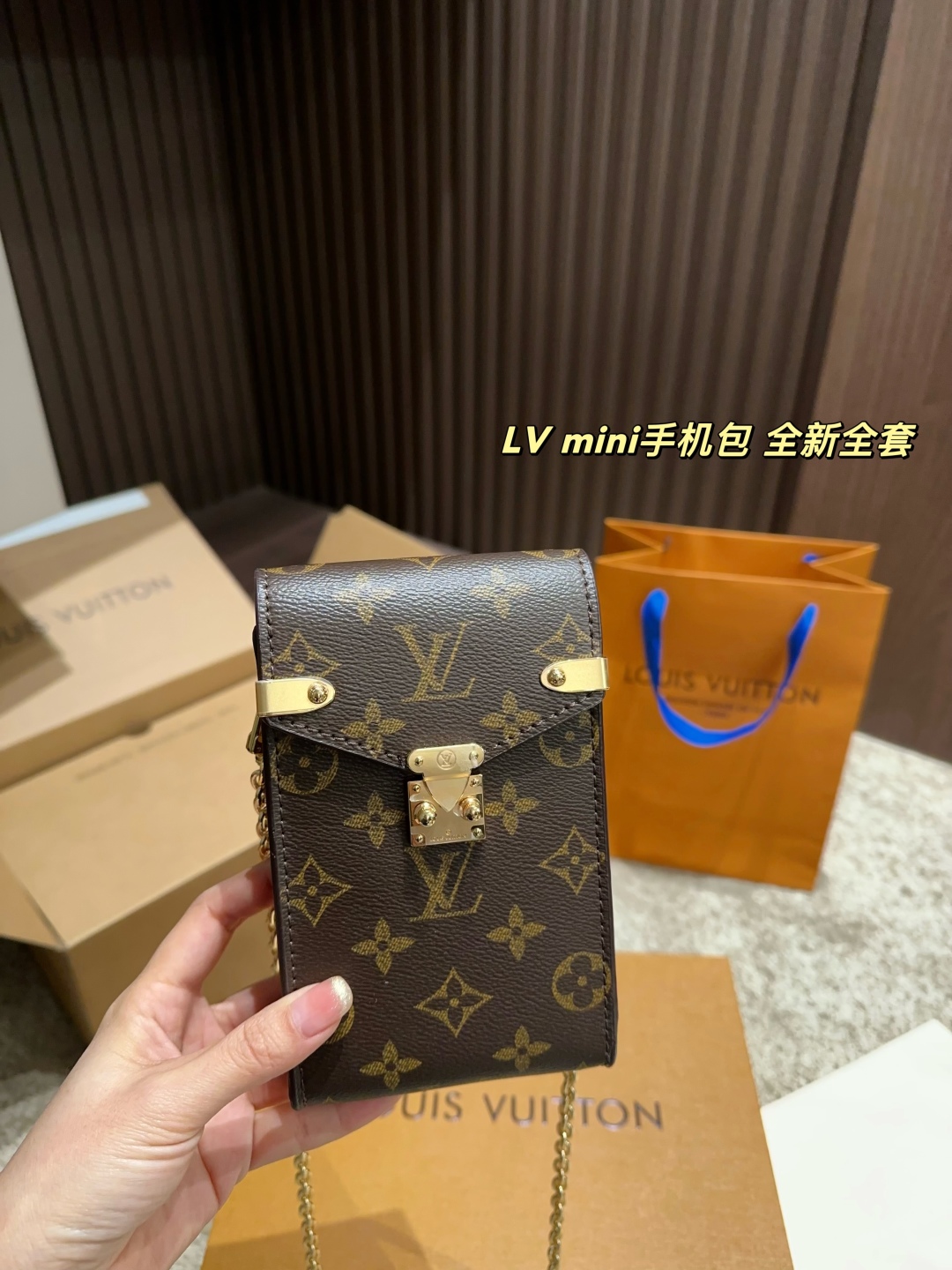 LV mini mobile phone bag