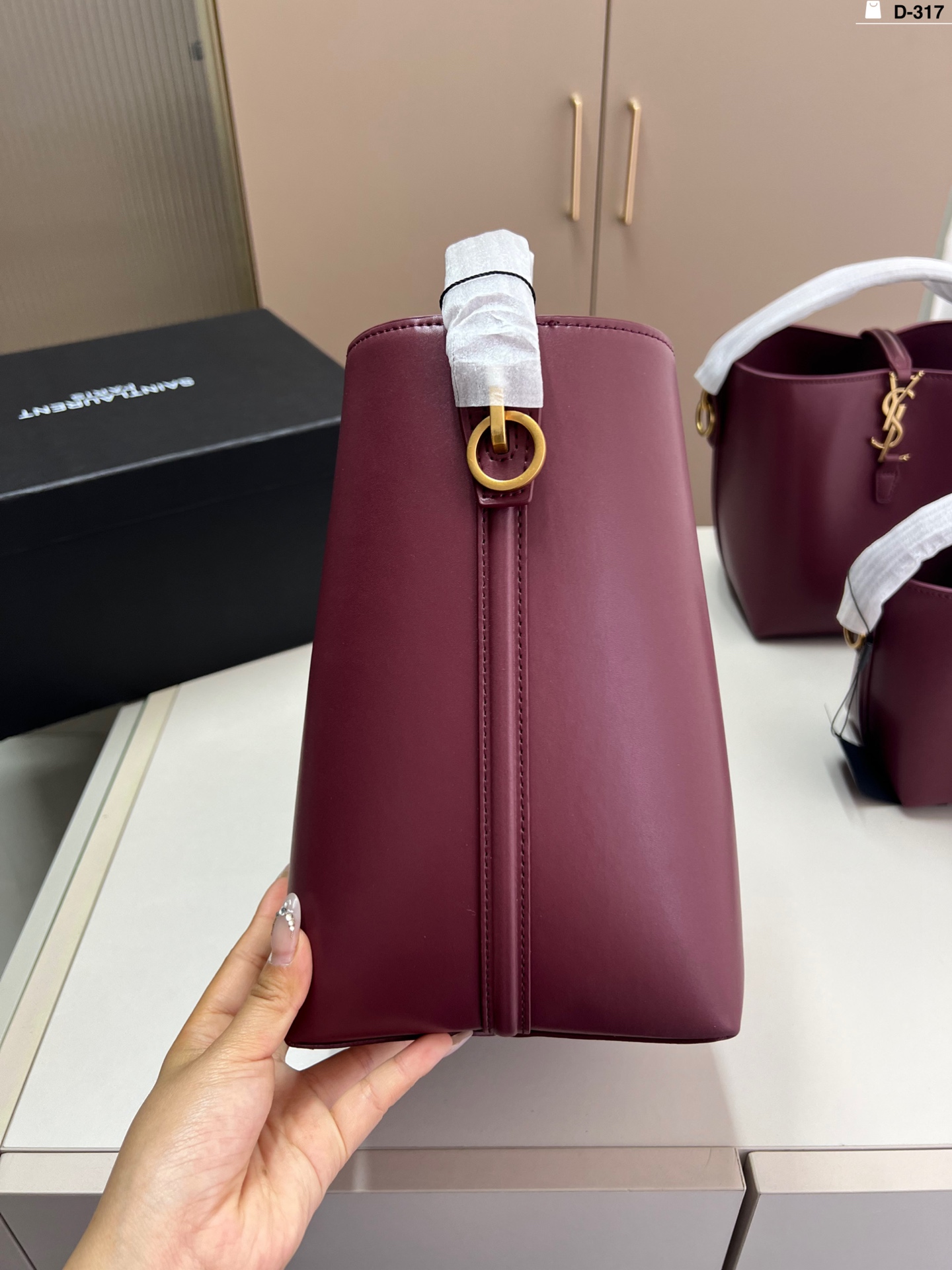 YSL bucket bag handbag