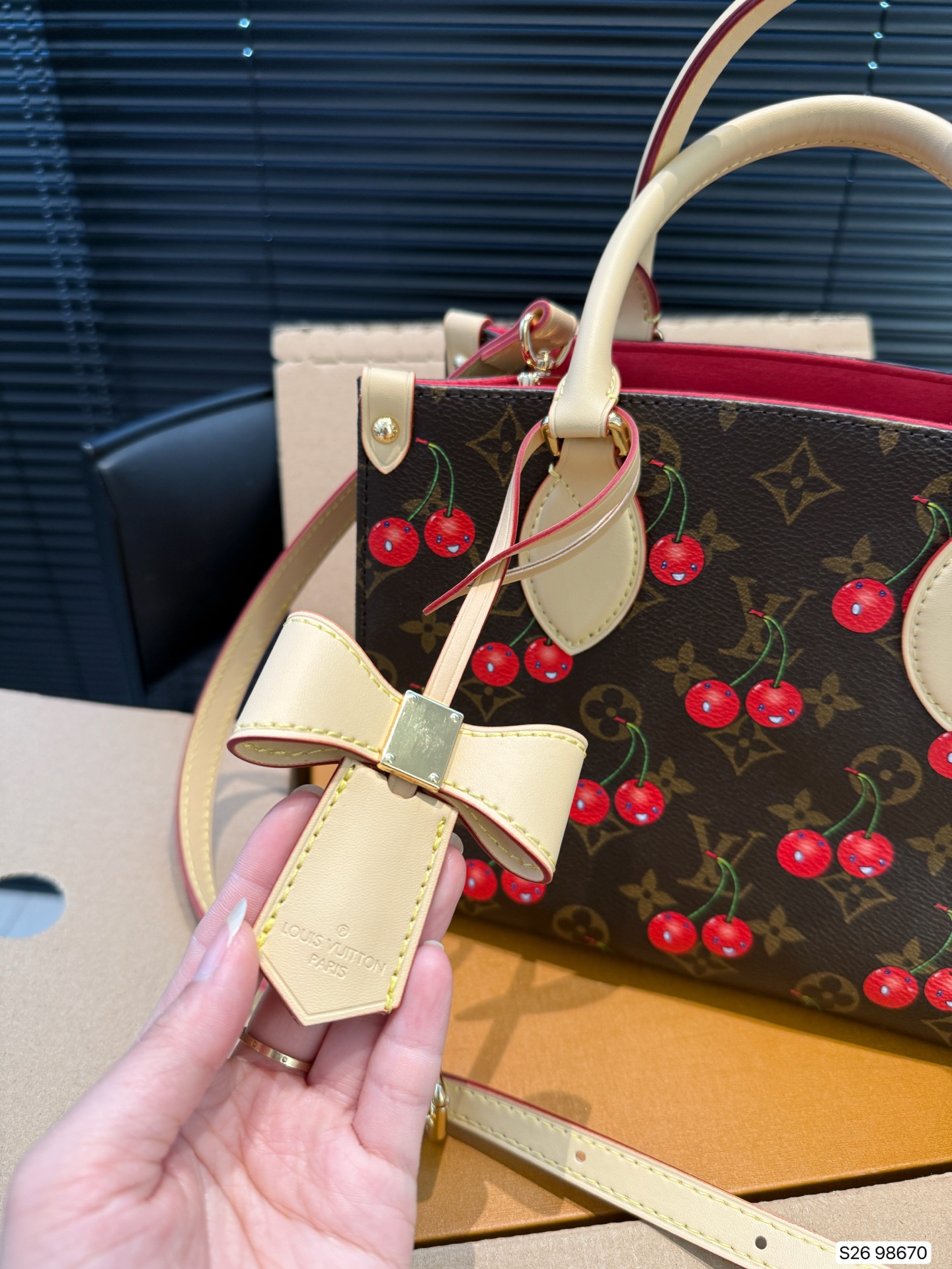 LV Cherry tote bag