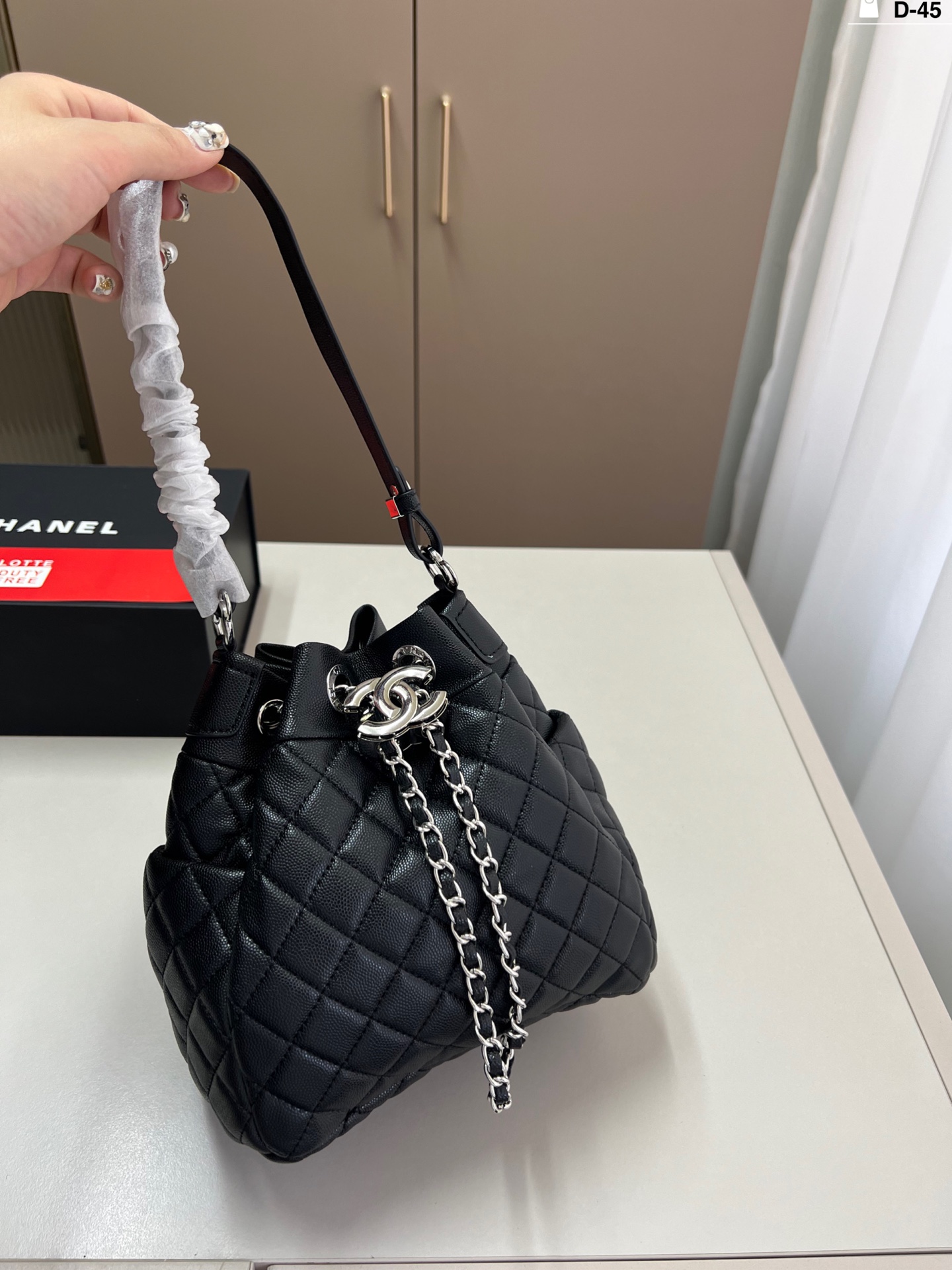 Chanel bucket bag
