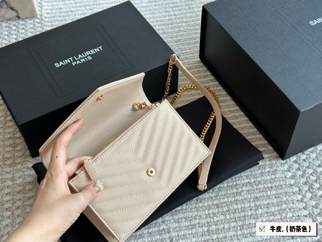 YSL Envelope Crossbody Underarm Bag