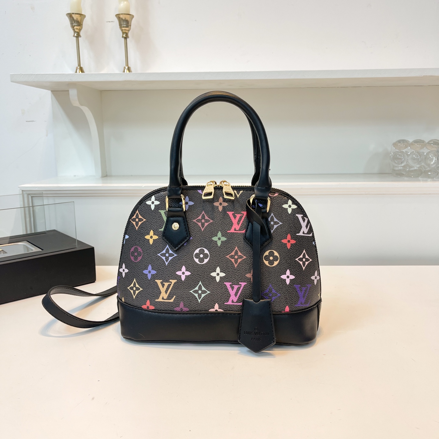 LV shell bag hand shoulder bag
