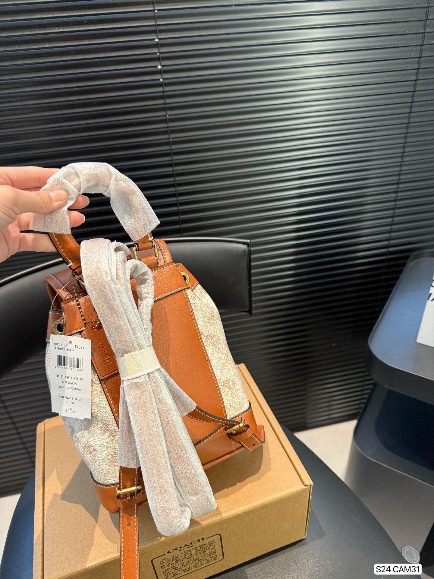 Coach's new backpack