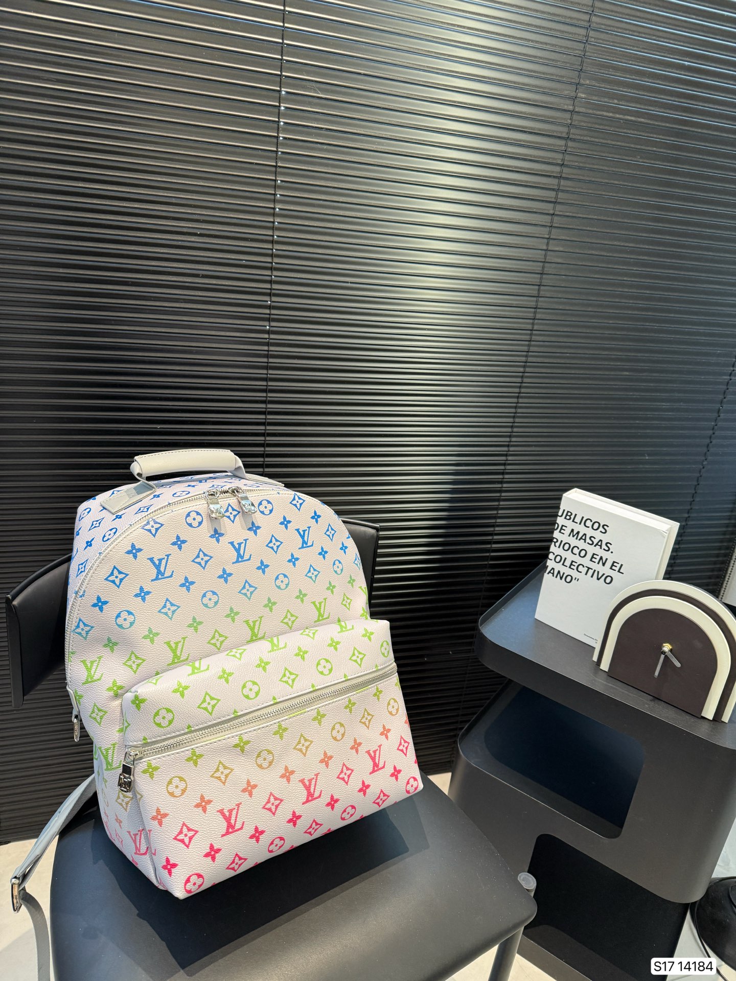 Lv backpack is wear-resistant practical and has large capacity