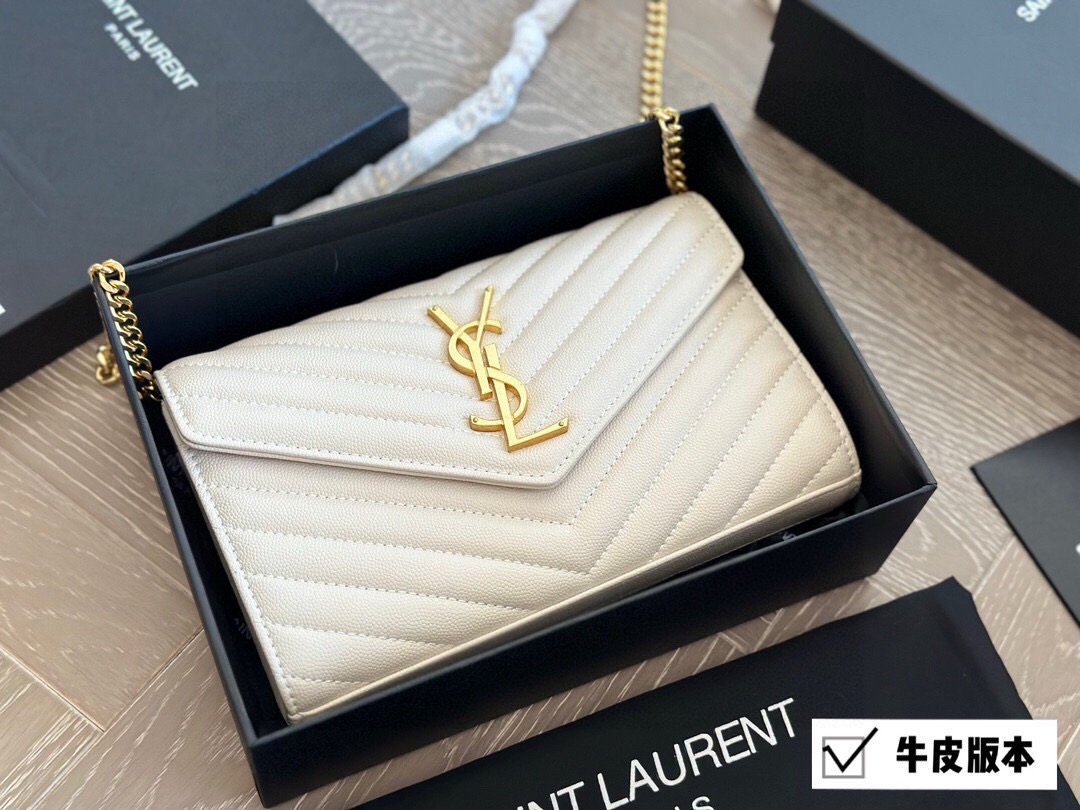 YSL WOC Caviar Cowhide Chain Bag