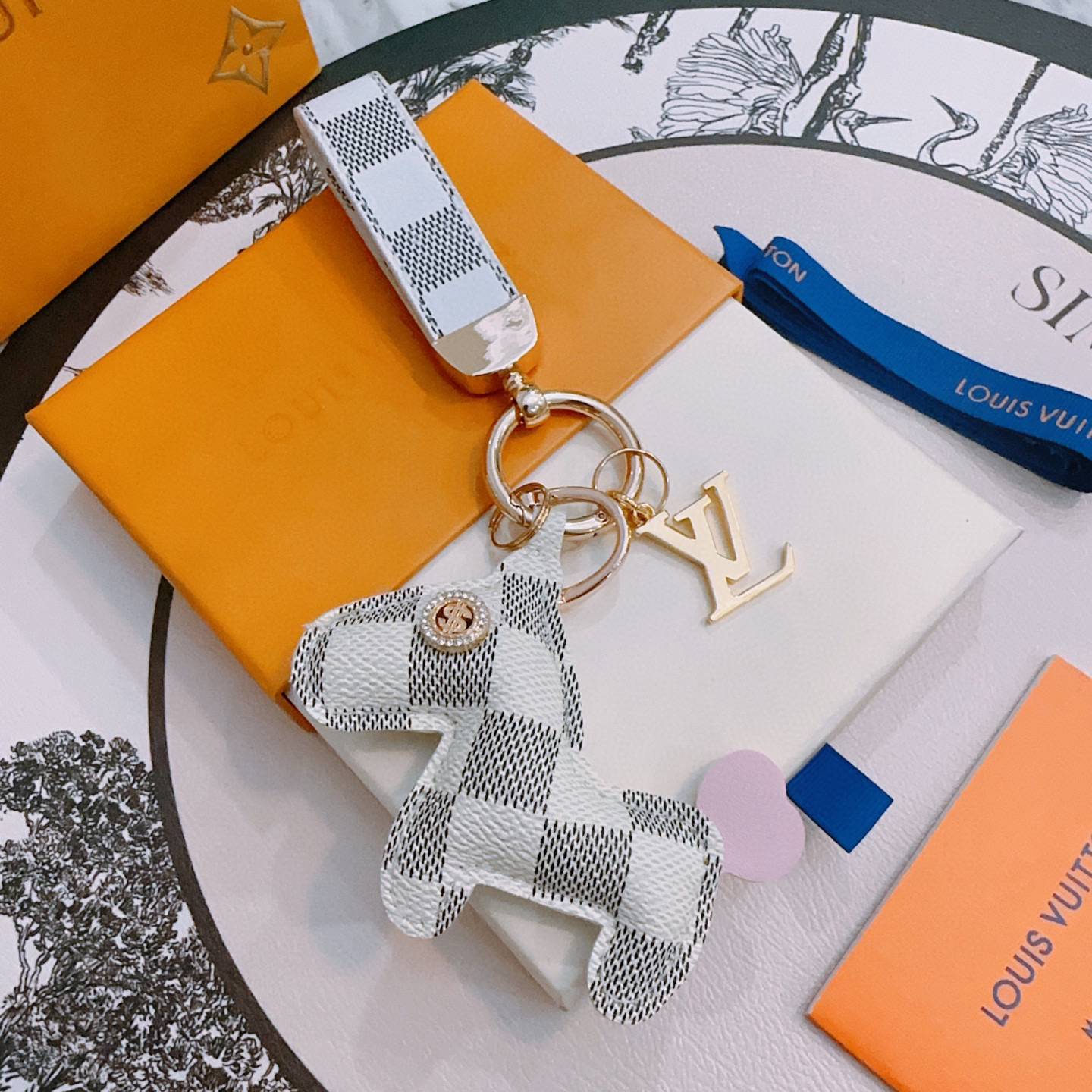 LV keychain bag buckle