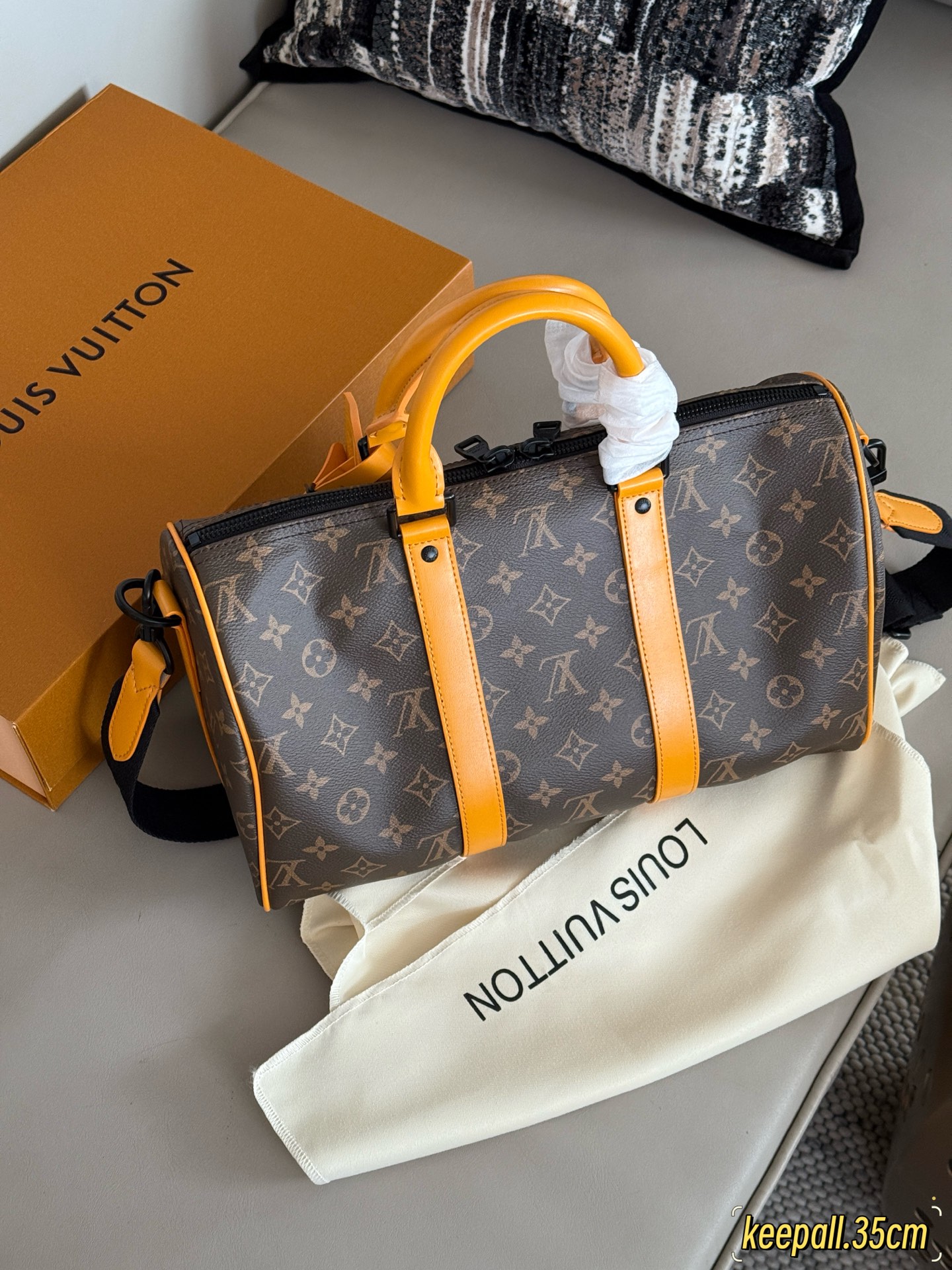 LV keepall pillow bag