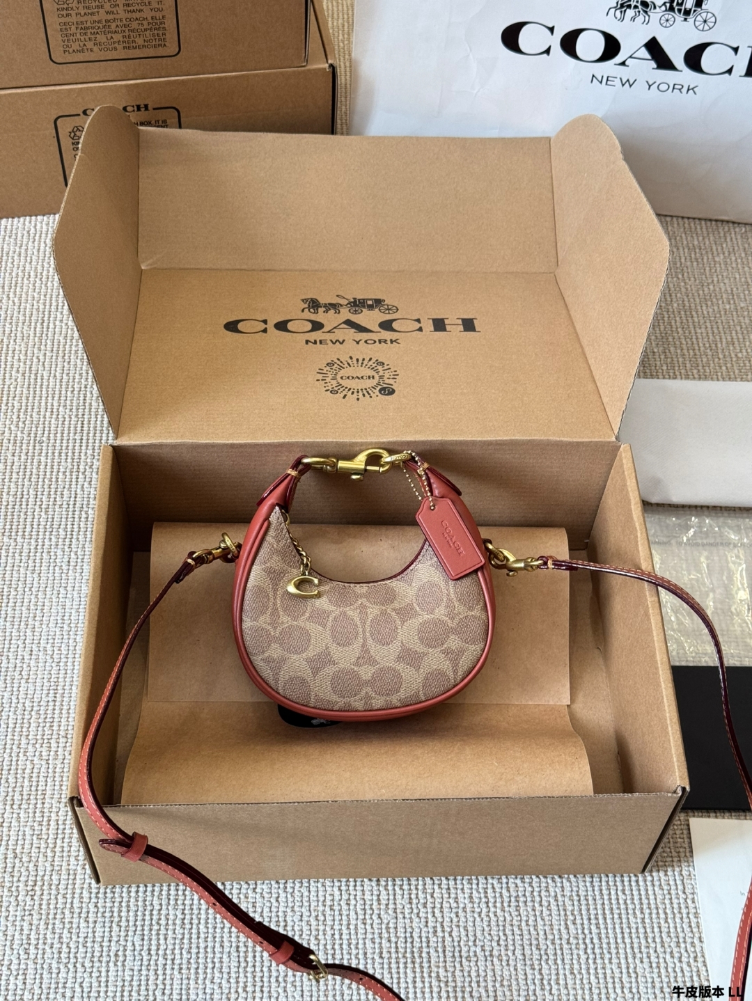 COACH mini crescent bag