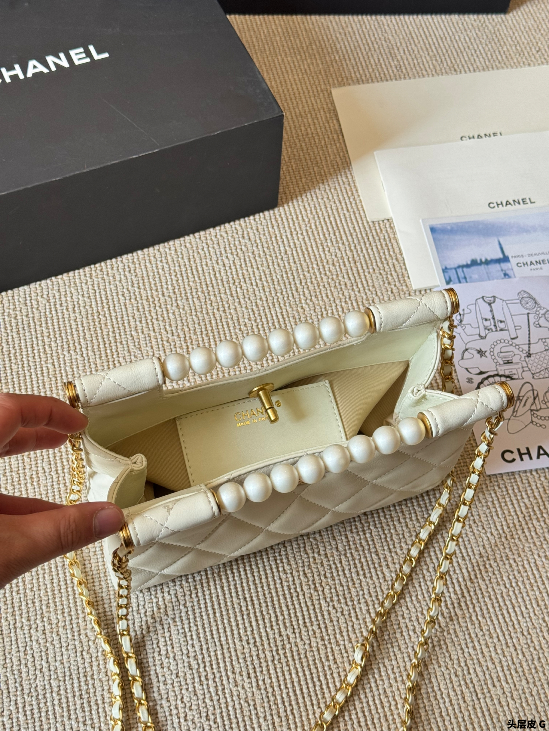 Chanel Pearl clutch