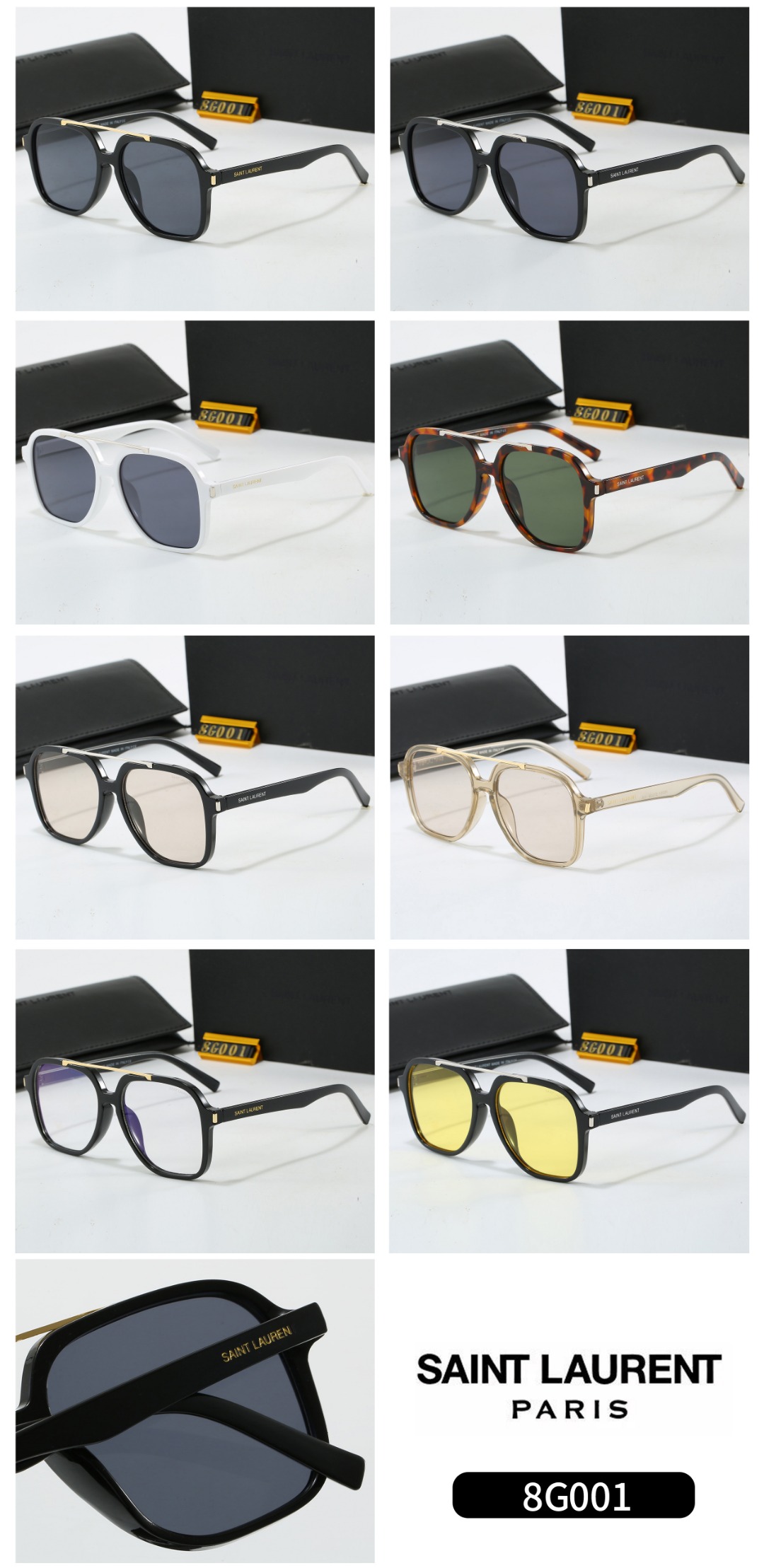 Yves Saint Laurent square frame glasses