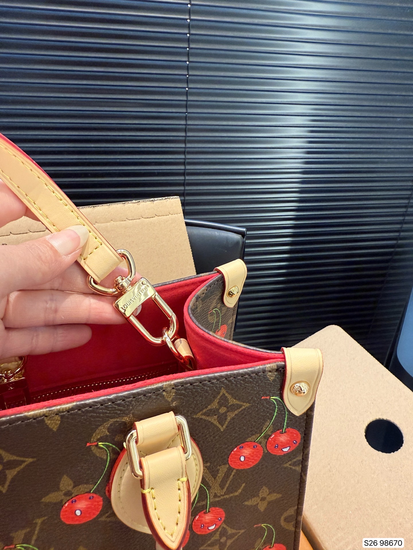 LV Cherry tote bag